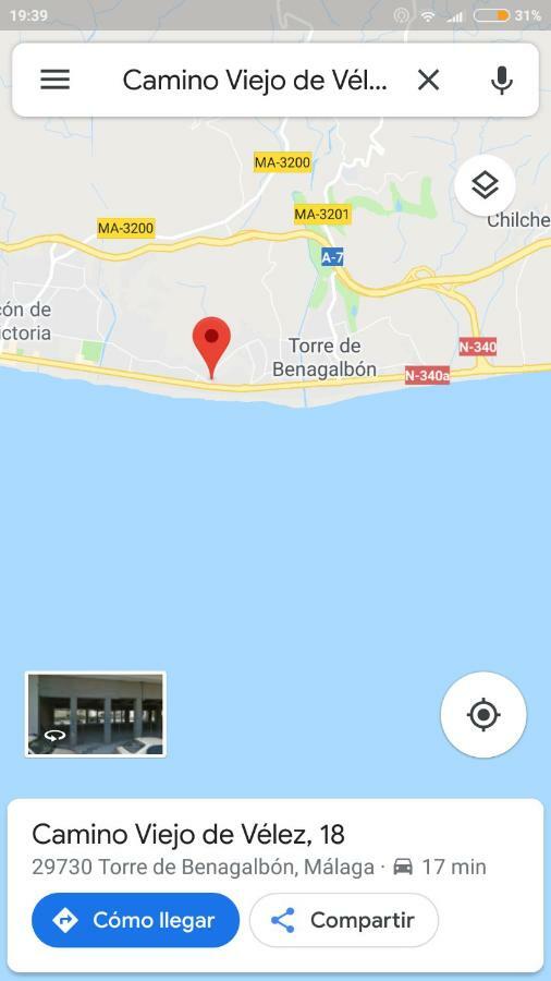 Precioso Atico En Torre De Benagalbon A 20 Metros Del Mar. Apartman Kültér fotó